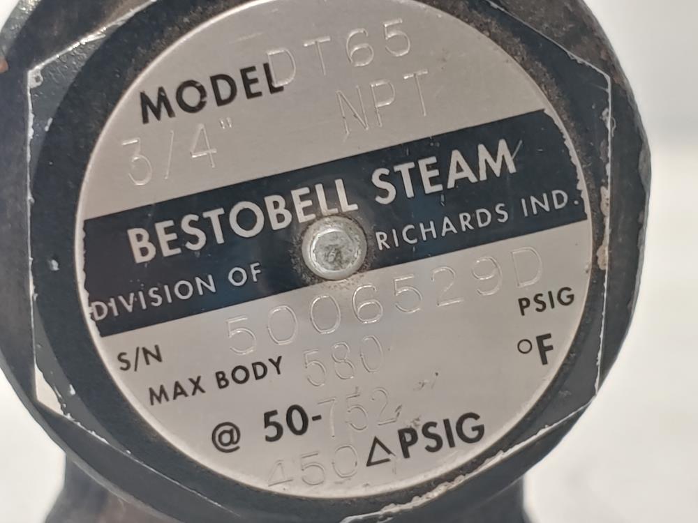Lot of (2) Bestobell 3/4" Steam Trap Model# DT65