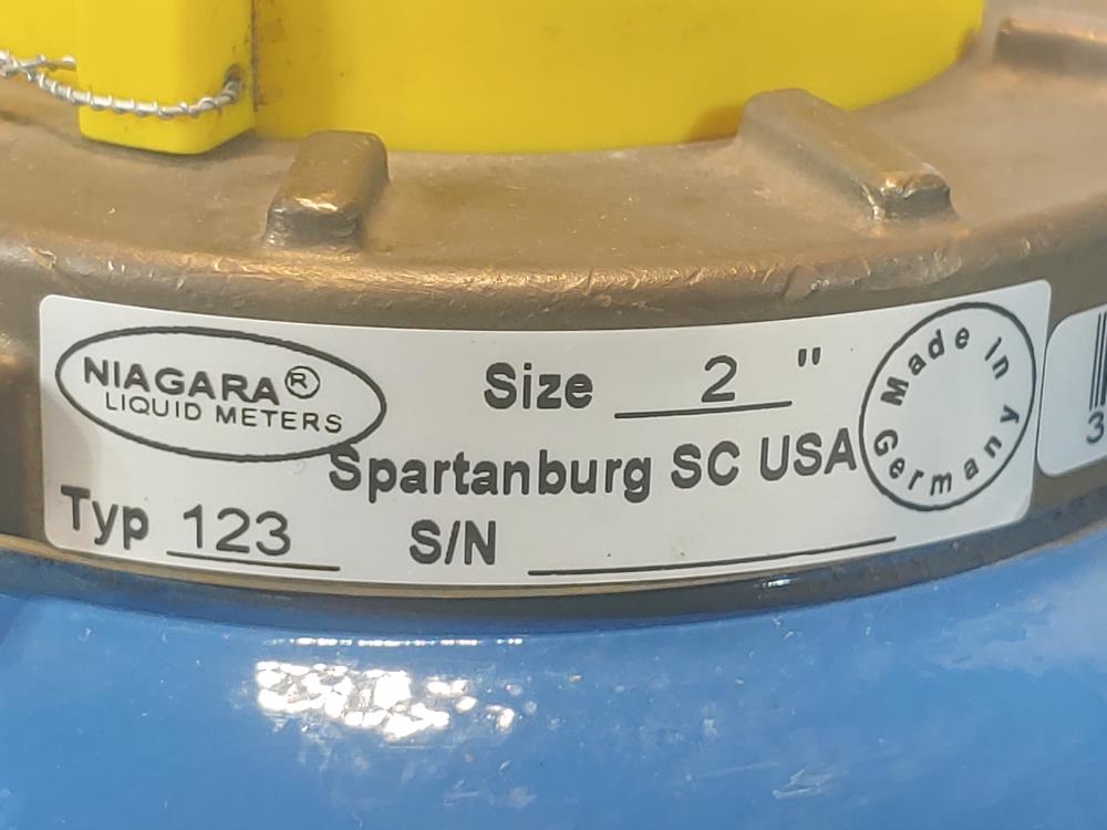 NIAGARA Liquid Meters Flowmeter Type 123 Size: 2"