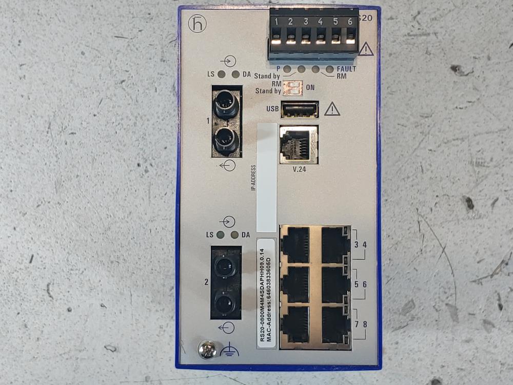 Hirschmann RS20-0800M4M4SDAP Ethernet Rail Switch 