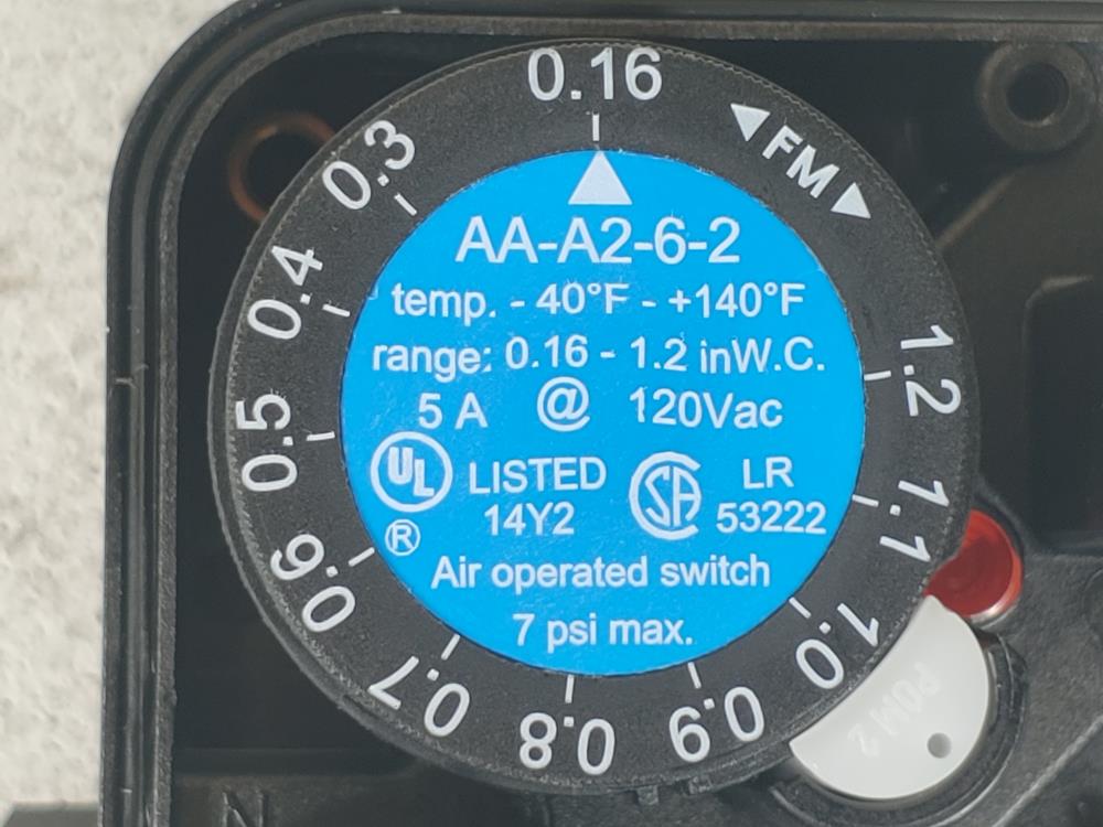 Dungs AA-A2-6-2 Pressure Switch 