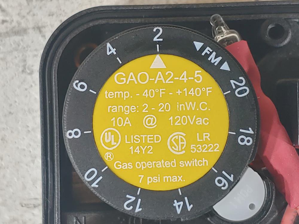 Dungs GAO-A2-4-5 Pressure Switch 