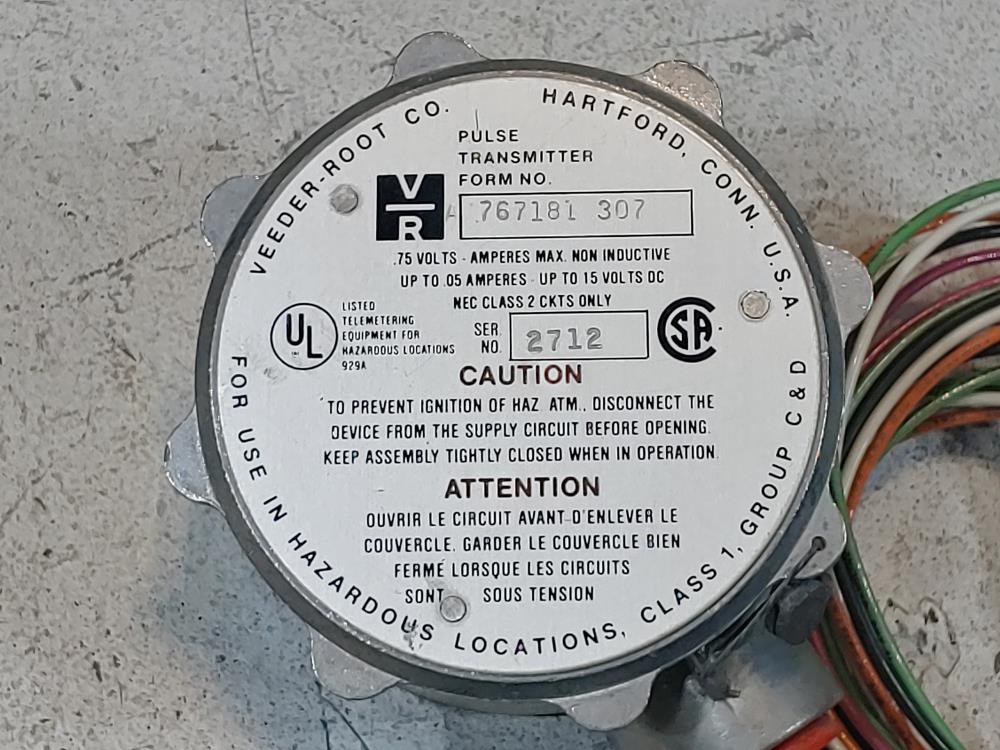 Veeder-Root 767181-307 Solid State Pulser Transmitter