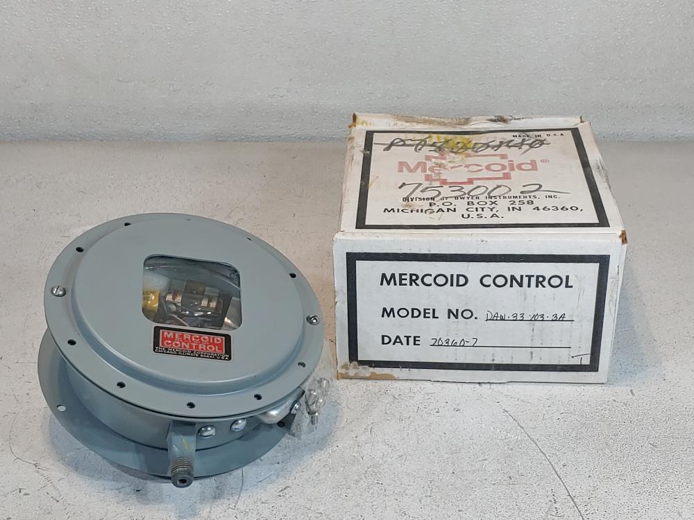 Mercoid Control Model#: DAW-33-103-3A