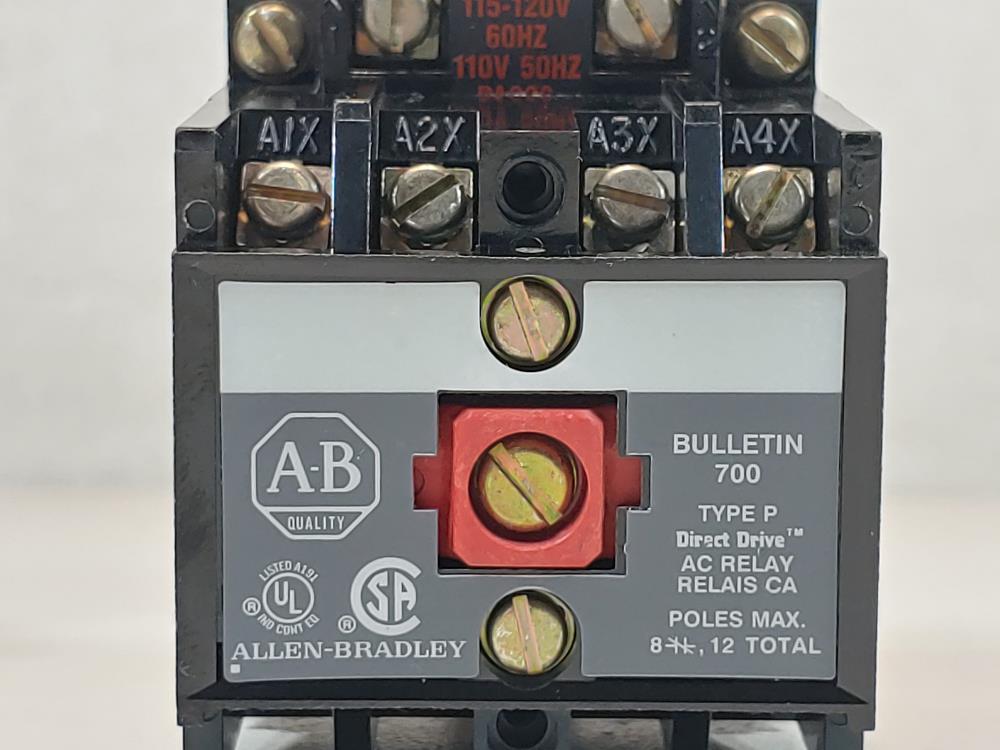 Allen Bradley Direct Drive AC Relay Bulletin 700 Type P 