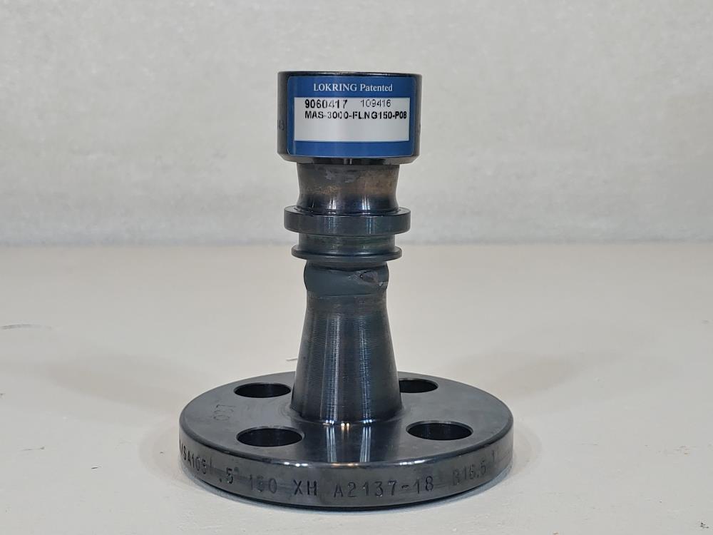 Lokring 1/2" 150# XH A105 Flange Adapter MASS-3000-FLANG150-P08