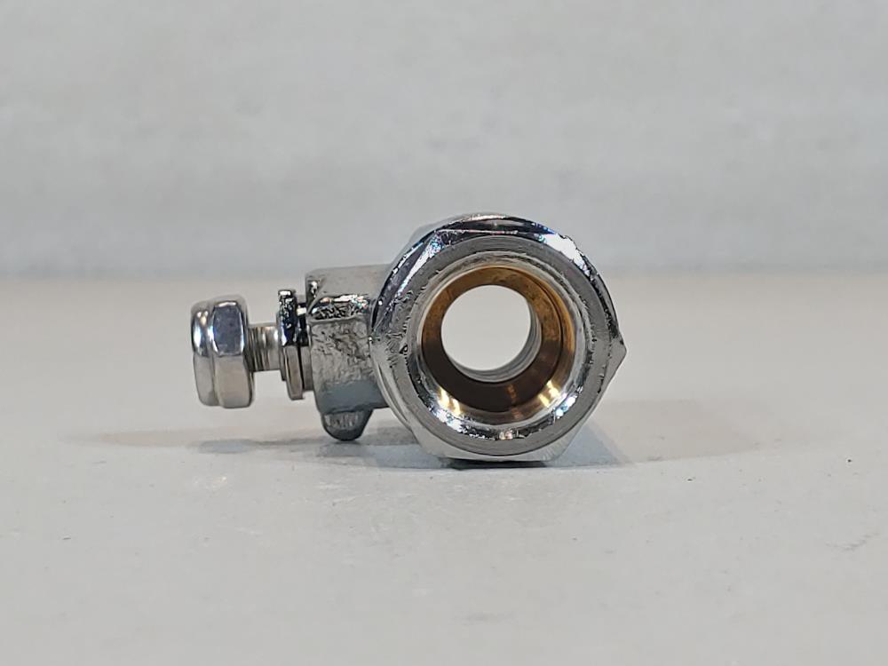 Haws SP229 Push Flag Stay Open Ball Eyewash Valve Assembly 