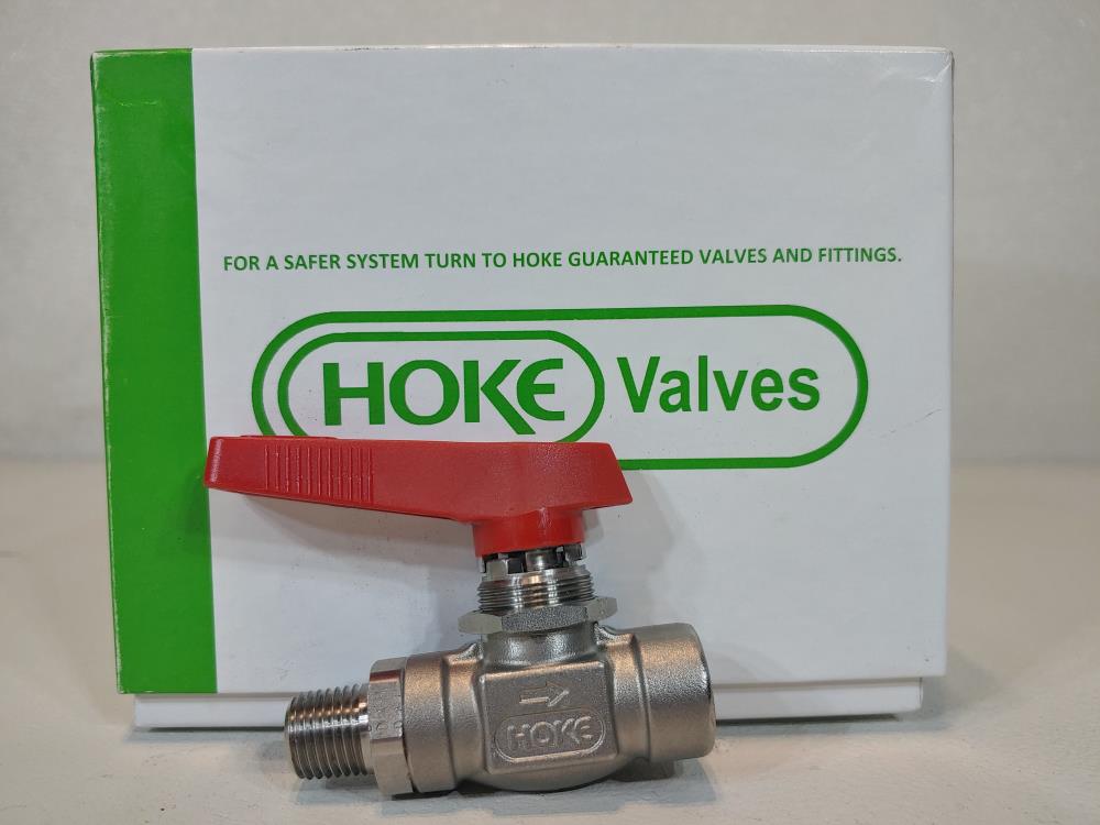 Hoke 71 Series 2-Way Integral Panel Mount Ball Valve  7115L4Y