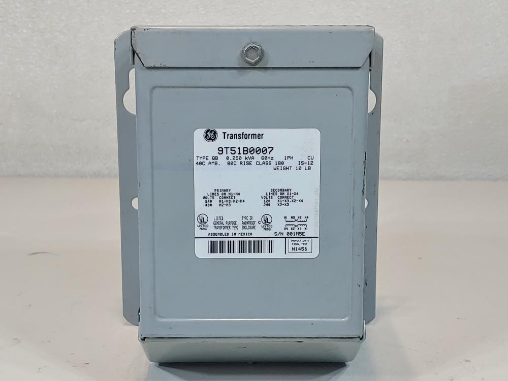 General Electric Transformers Type QB Series  9T51B0007