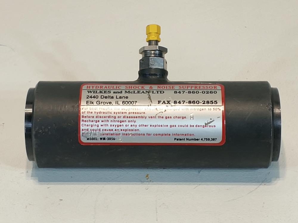 Wilkes And Mclean WM-3056-5 Hydraulic Shock & Noise Suppressor 