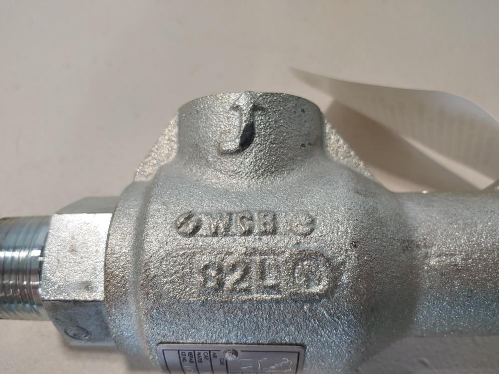 Mercer 1"FNPT X1" MNPT 150# WCB Relief Valve 91-17C51T09L1