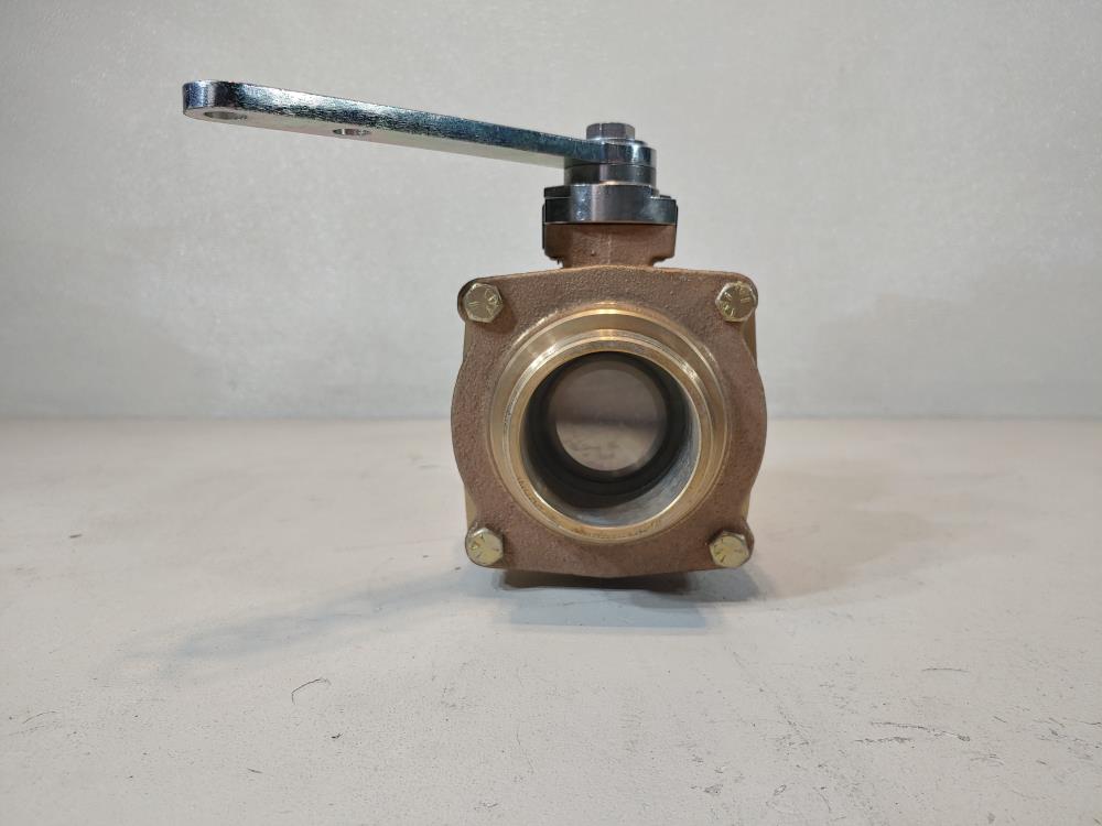 Akron 2.5" FNPT X 2.5" NST Brass Heavy-Duty Swing Out Valve 88250119