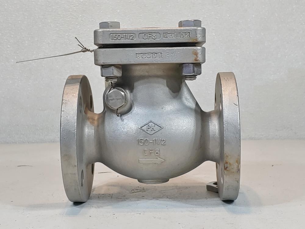 PK VALVE Swing Check 150-1-1/2" CF8 66ED2 