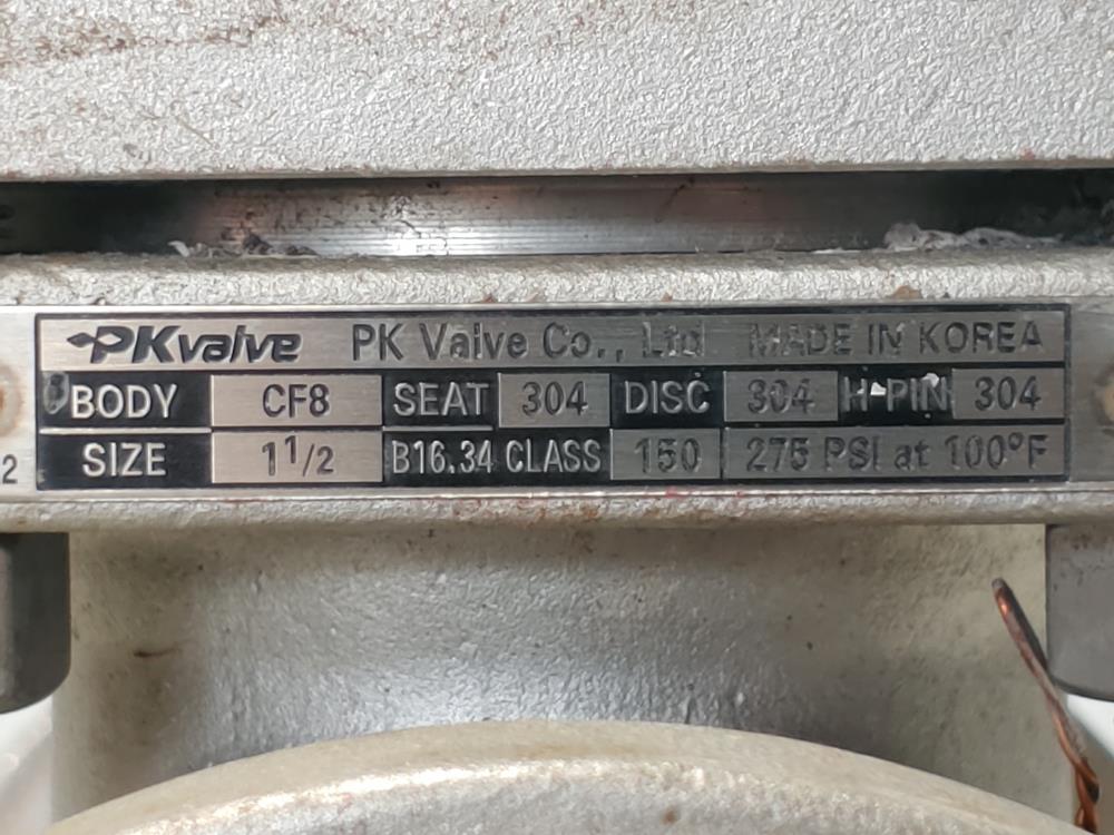 PK VALVE Swing Check 150-1-1/2" CF8 66ED2 