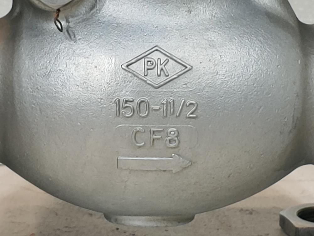 PK VALVE Swing Check 150-1-1/2" CF8 66ED2 