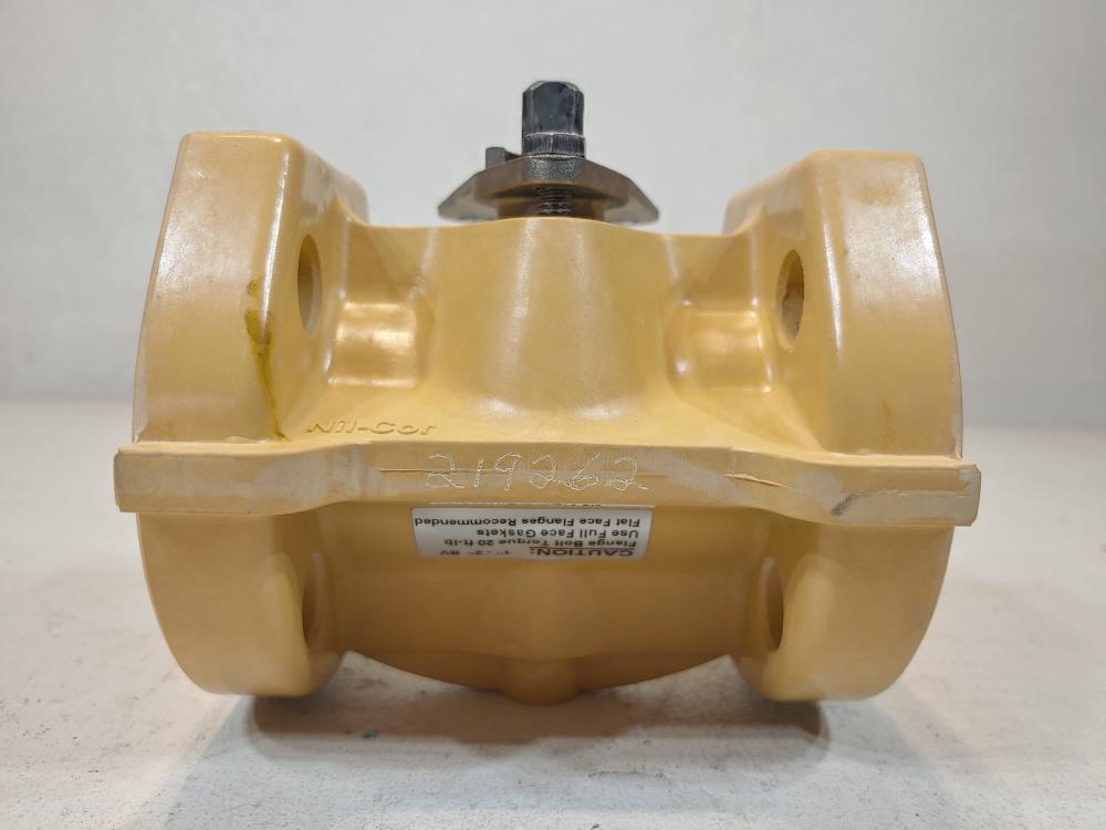 NIL-COR 1" Fiberglass Ball Valve Code#: 1-310-ST-T-H-S