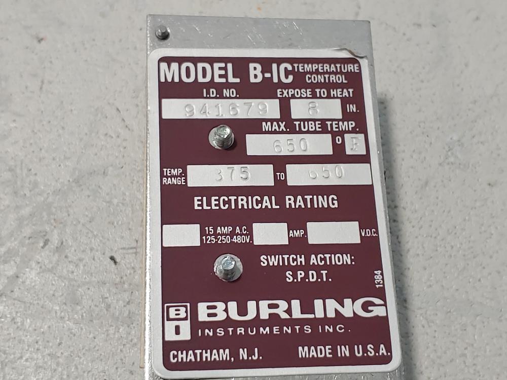 Burling Instruments B-1C  941679 Temperature Control