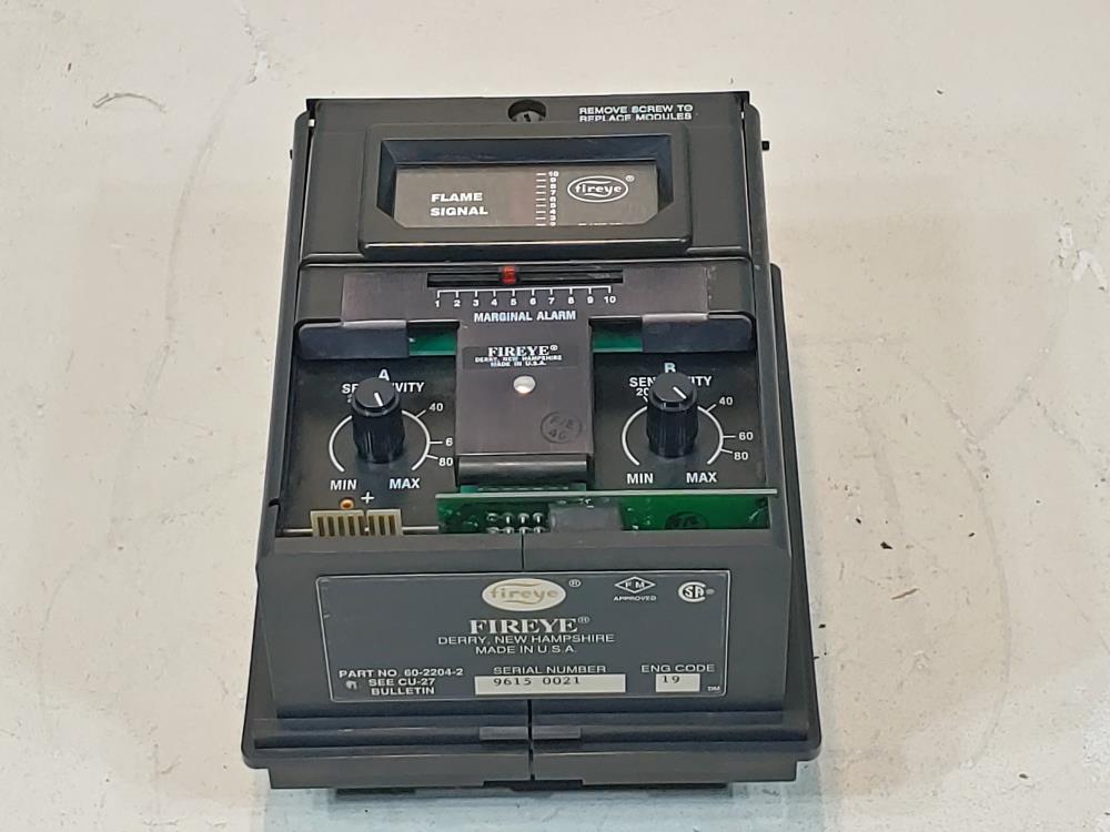 Fireye Flame Amplifier Module w/ Chassis & Display 60-2204-2 / 60-2205