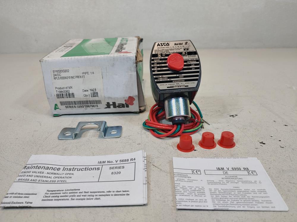 Asco Red-Hat Solenoid Valve EF8003G1/EF8320G202