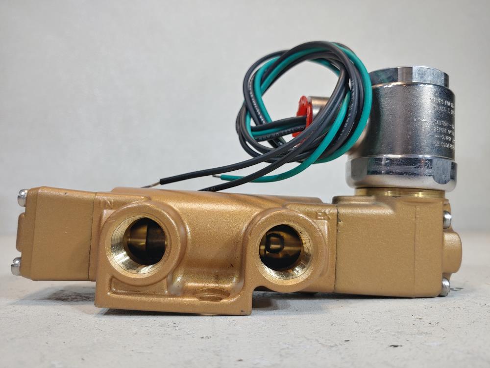 Versa 1/2" 3-Way Solenoid Valve VSG-3521-MS-XX-D024