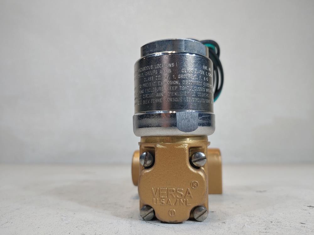 Versa 1/2" 3-Way Solenoid Valve VSG-3521-MS-XX-D024