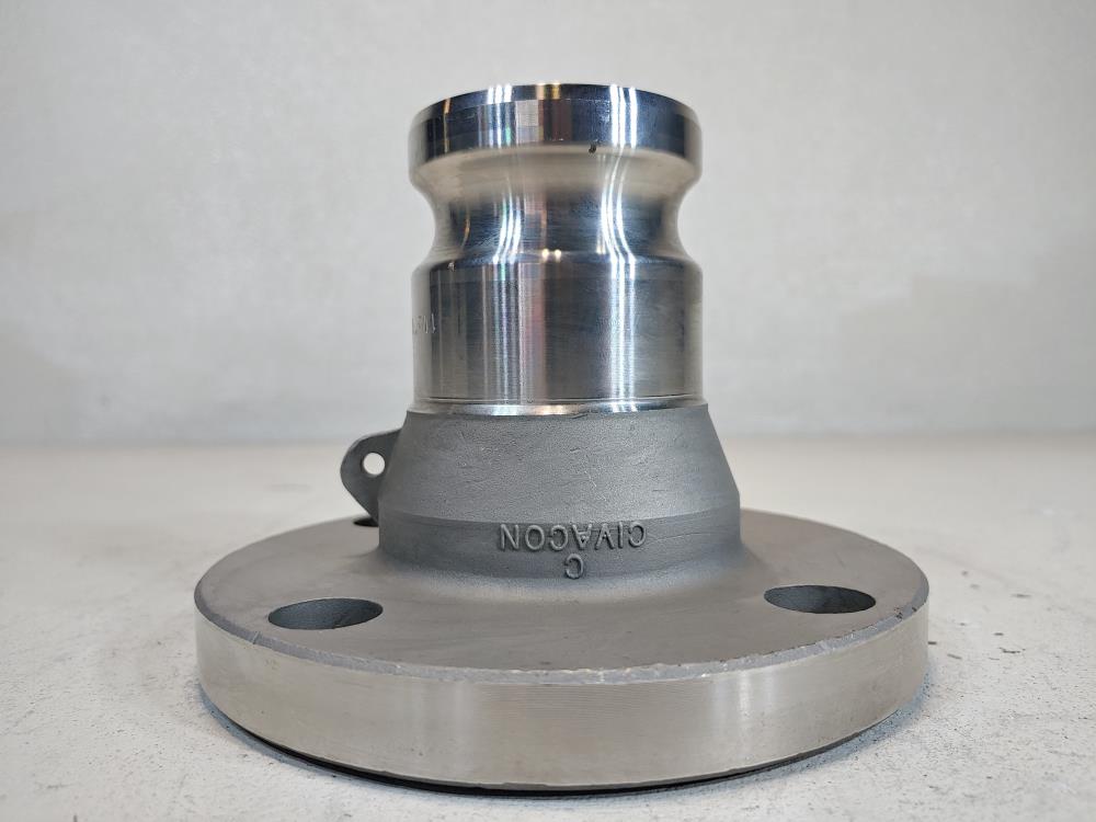 OPW 1-1/2" Kamvalok Dry Disconnect Coupler w/ 2" 150# SS Flange 1673ANF