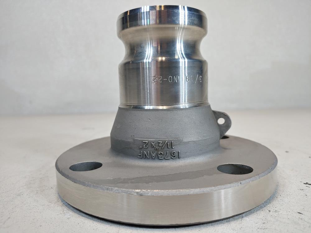 OPW 1-1/2" Kamvalok Dry Disconnect Coupler w/ 2" 150# SS Flange 1673ANF