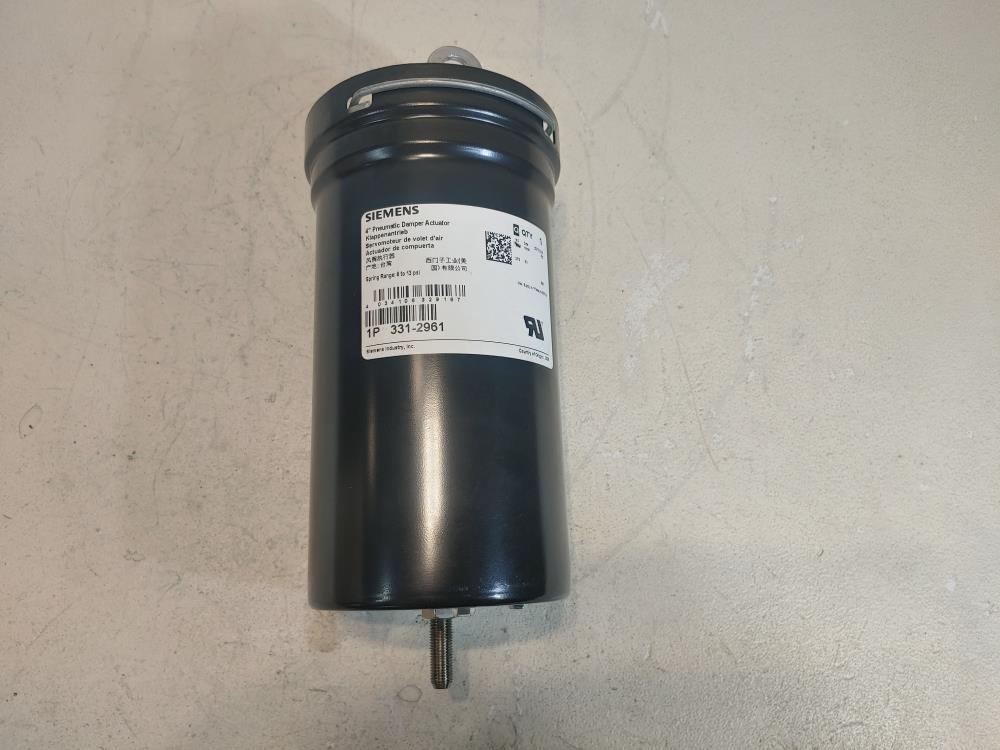 Siemens 4" Pneumatic Air Damper Actuator 331-2961 