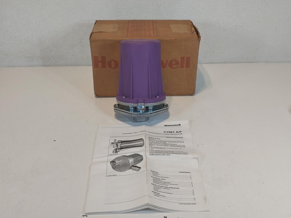 Honeywell C7061 Purple Peeper Dynamic Self-check UV Flame Detector 
