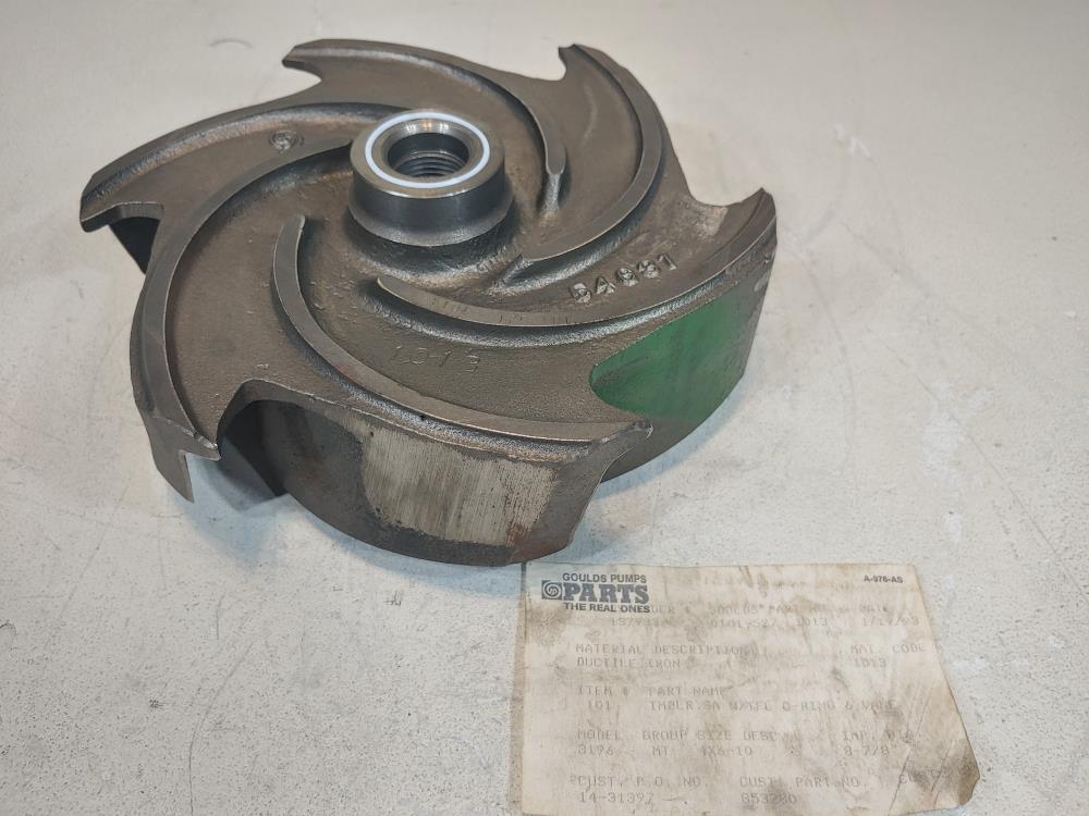 Goulds 6 Vane 4x6-10 Impeller 0101-527 / 1013