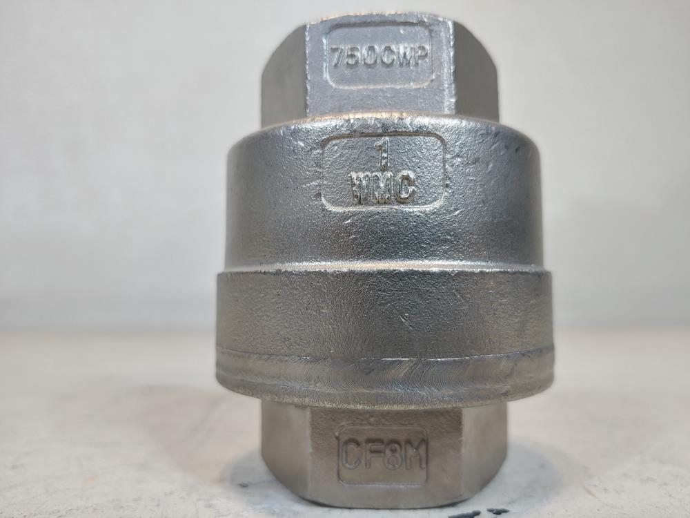 Watson 1" NPT WMC Stainless Check Valve CF8M