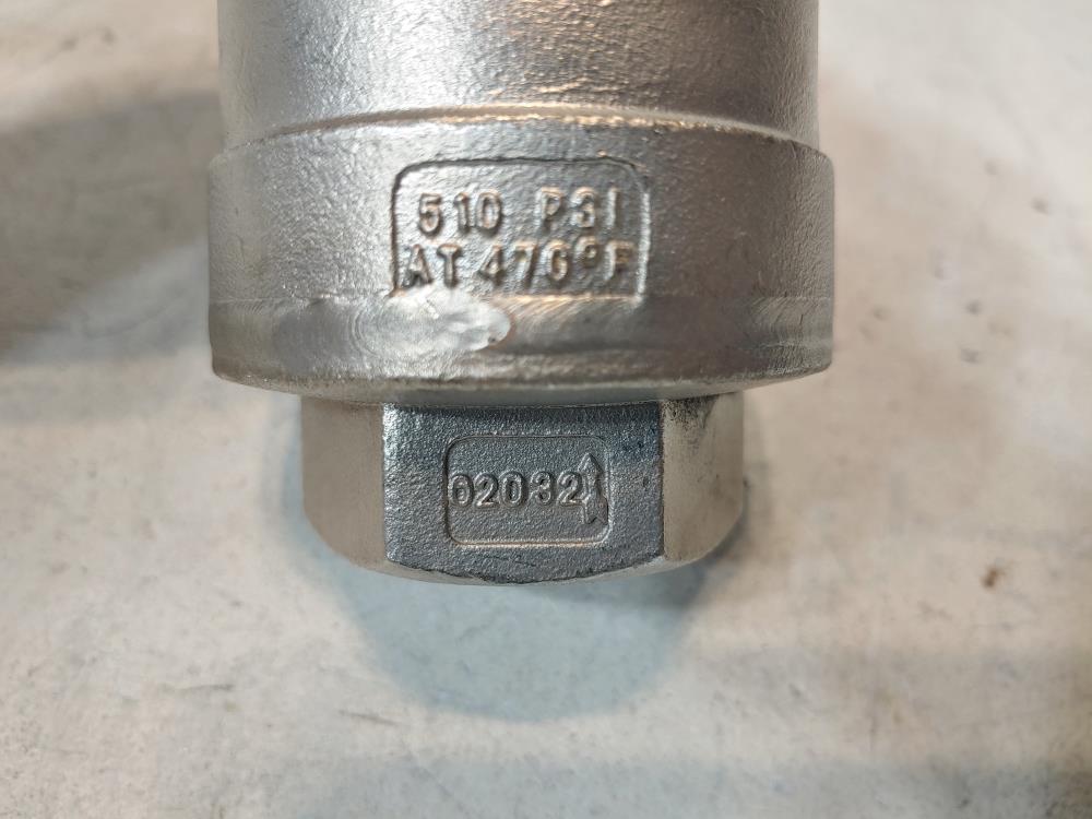 Watson 1" NPT WMC Stainless Check Valve CF8M