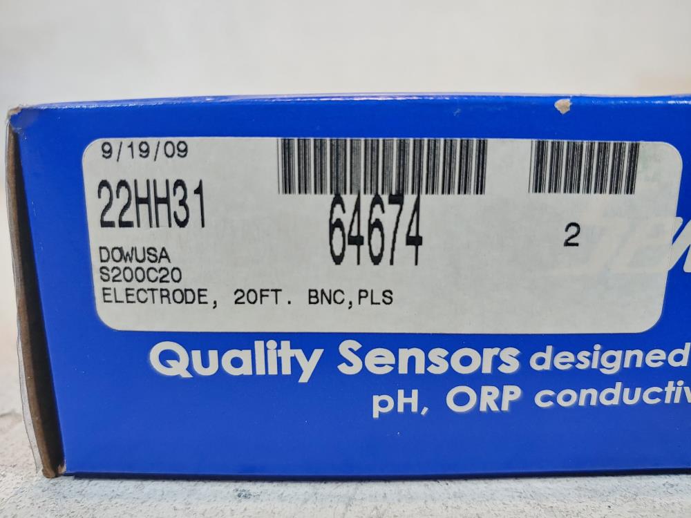Sensorex S200C/BNC PH Electrode 20FT 