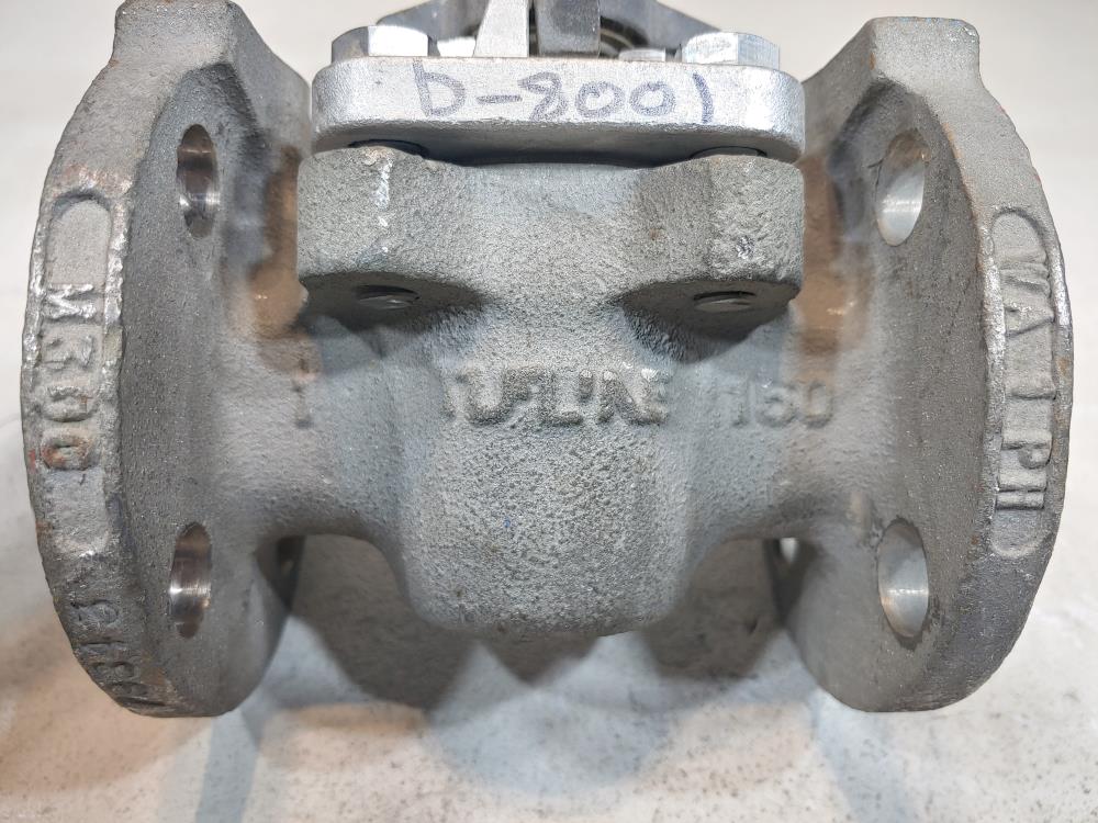 Tufline XOMOX  1” 150# WCB Hand Operated RF Monel Plug Valve 067TS