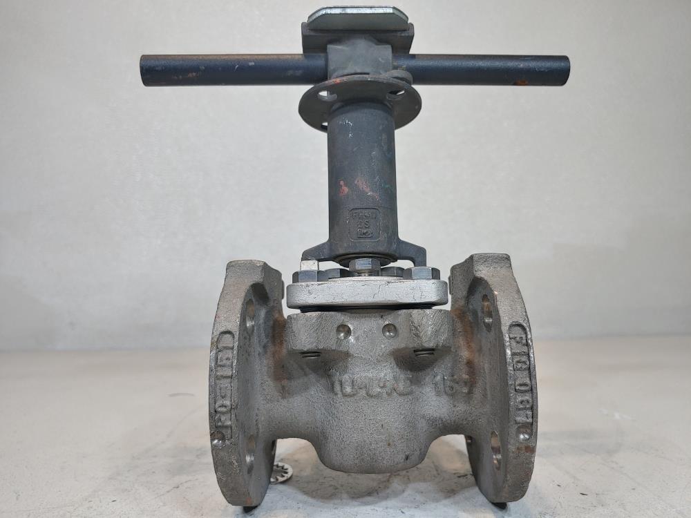 Tufline XOMOX  1” 150# WCB Hand Operated RF Monel Plug Valve 067TS