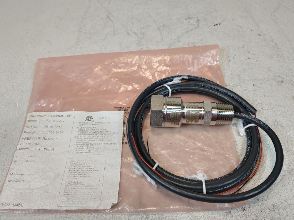 Murphy PXT-K-5000 Pressure Transmitter (05-70-7743)