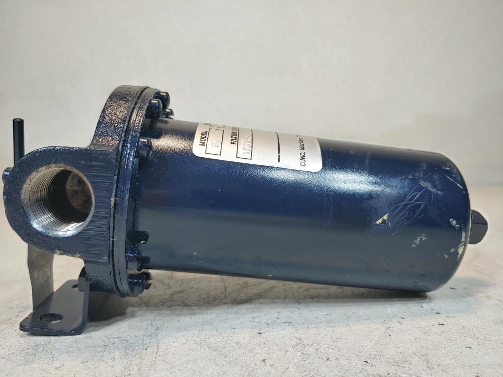 Cuno Model G 3/4" NPT Pneumatic Filter 125 PSIG (13018 26)