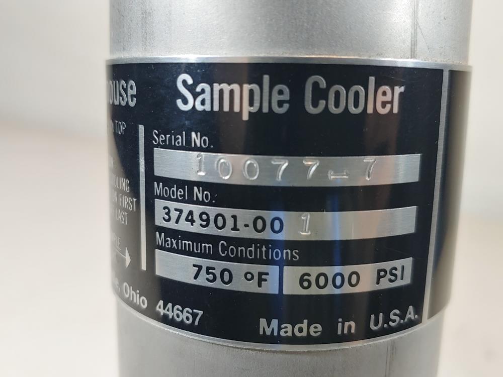 Westinghouse Sample Cooler 374901-00 1