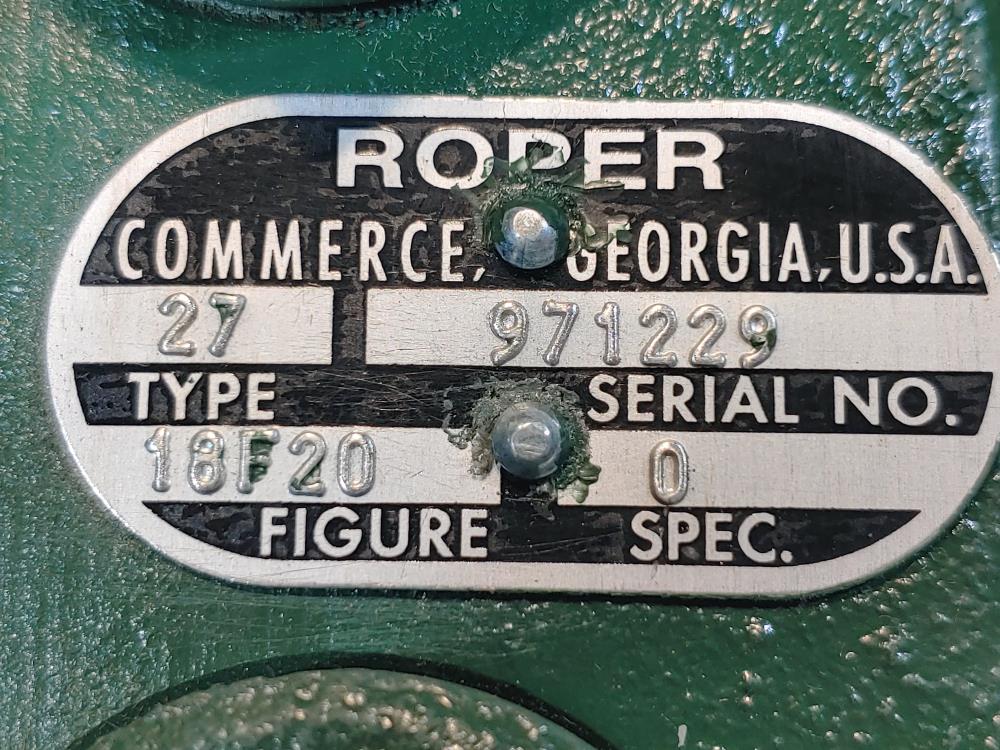 Rope Type: 27 Pump, Figure 18F20