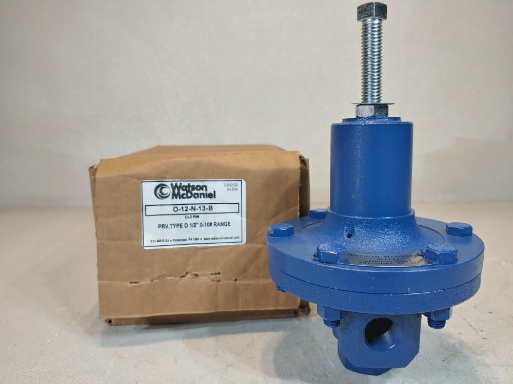 Watson 1/2"  O Series Direct Operated Steam Pressure Regulator O-12-N-13-B 