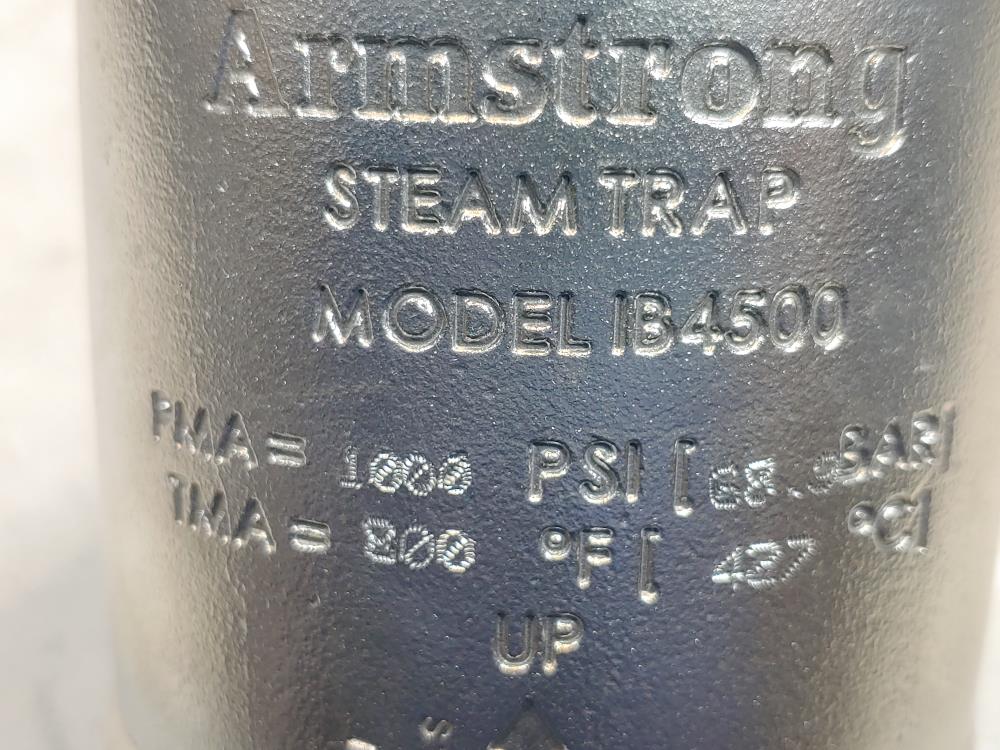 Armstrong Model IB4500 5/64 SS Inverted Bucket Steam Trap P/N D105135