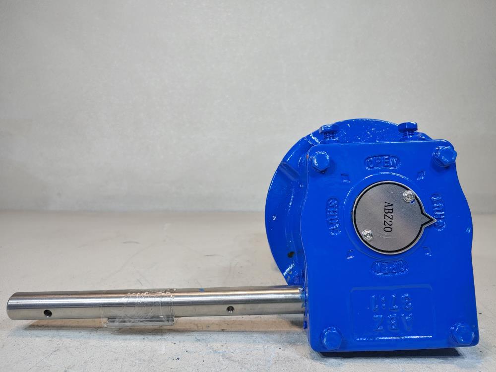 ABZ Valve 402-108 / 3" 150# Butterfly Valve w/ Gear Operator