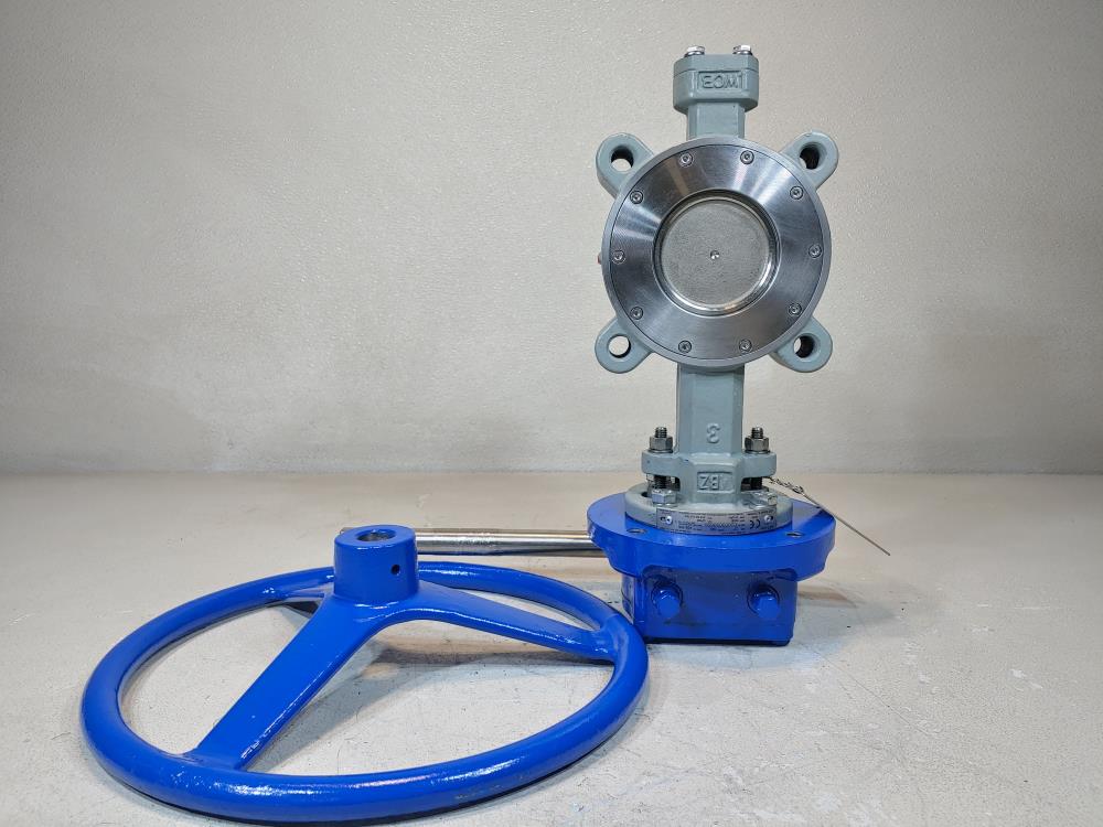 ABZ Valve 402-108 / 3" 150# Butterfly Valve w/ Gear Operator