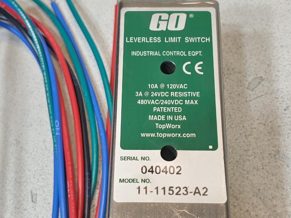 GO Switch (Topworx) Leverless Limit Switch 11-11523-A2