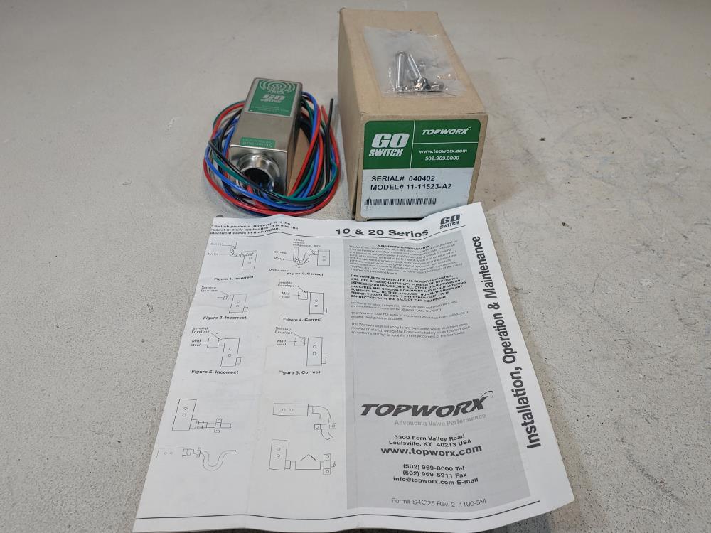 GO Switch (Topworx) Leverless Limit Switch 11-11523-A2