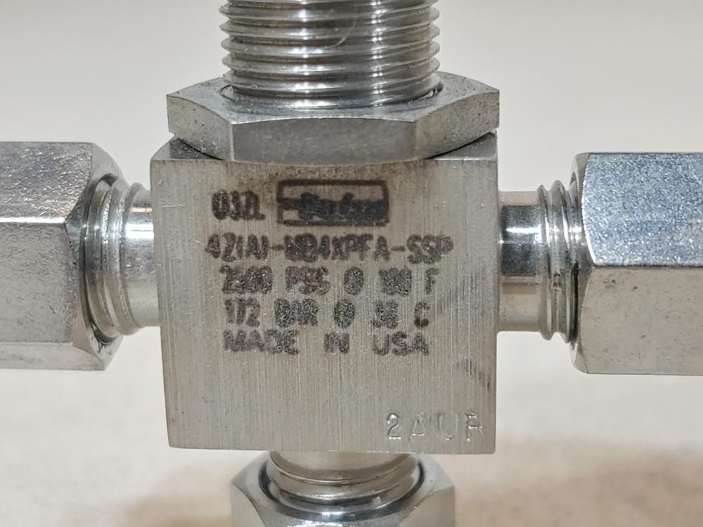 Parker 1/4" MB Series Ball Valve 4A-MB4XPFA-SSP 