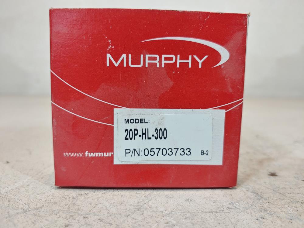 Murphy Pressure Swichgage 20P-HL-300  P/N:  05703733