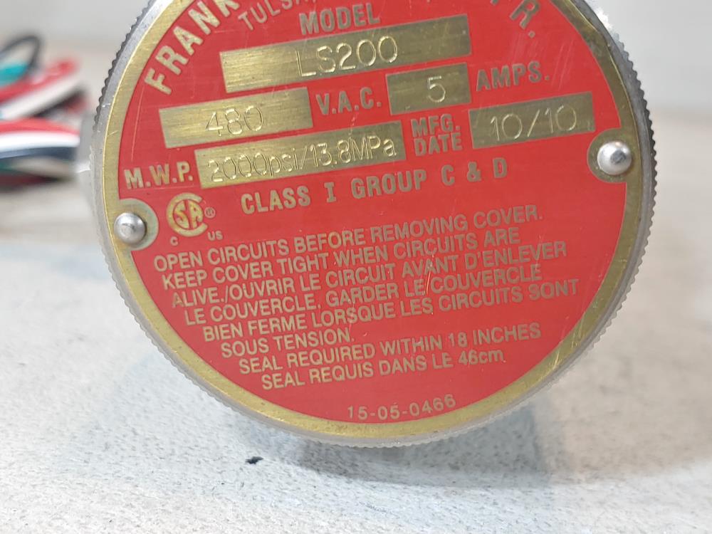 Murphy LS200 Liquid Level Float Switch