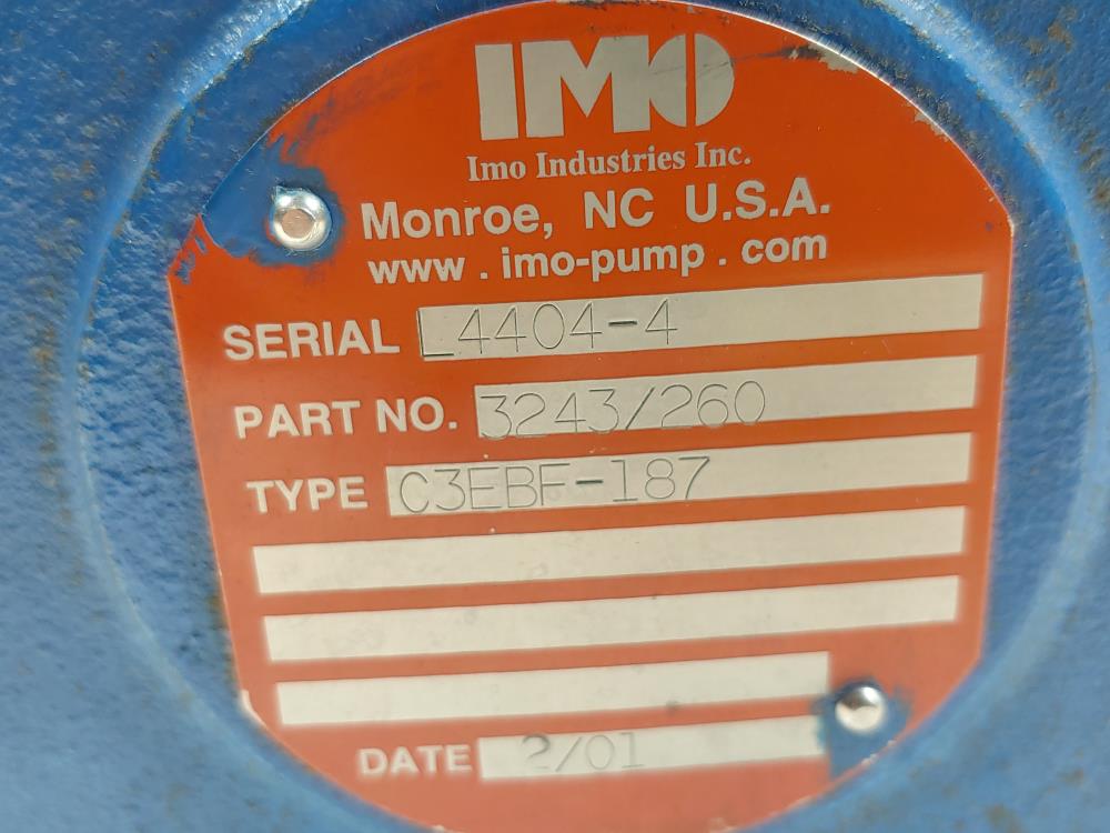 Colfax IMO Pump 3243/260, C3EBF-187