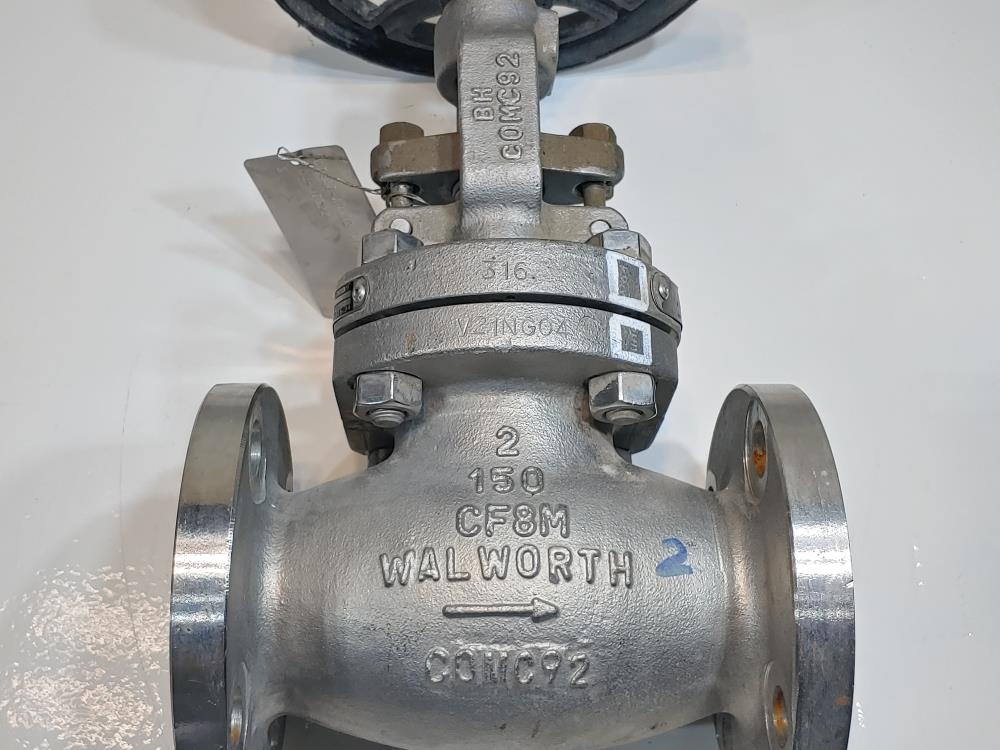 Walworth 2" 150# 5275F Globe Valve CF8M