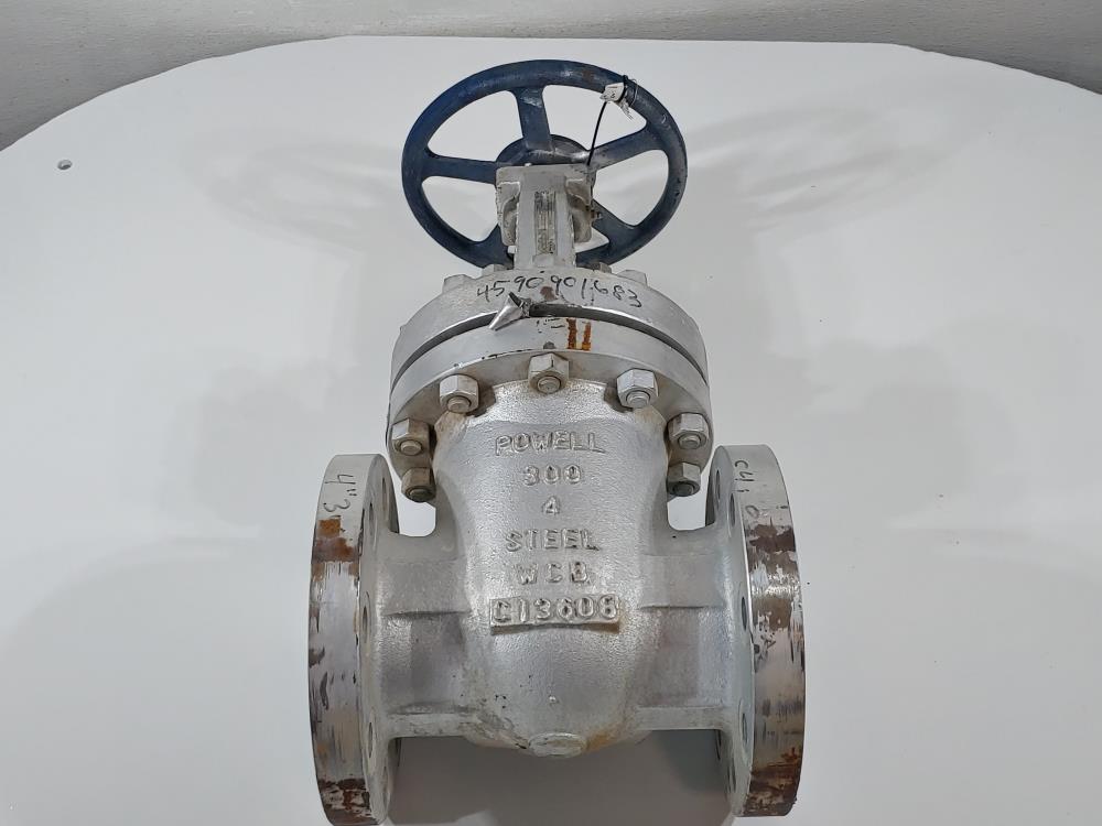 Powell 4" 300# RF Gate Valve WCB - Fig #: C13608